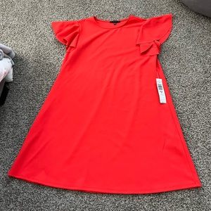 orange/red tiana b dress